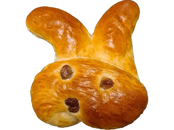 Brioche broodje Konijntje 8 cm (2 stuks)
